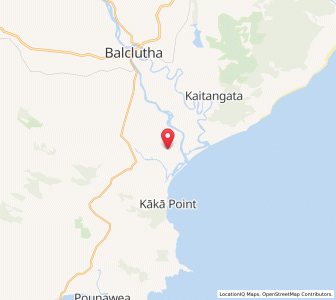Map of Paretai, Otago