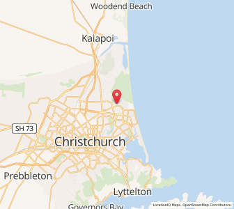 Map of Parklands, Canterbury