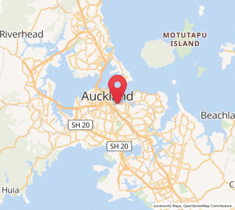 Map of Parnell, Auckland