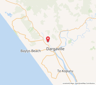 Map of Parore, Northland