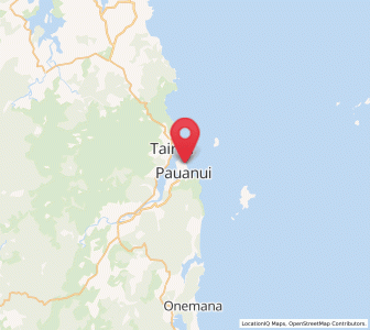 Map of Pauanui, Waikato