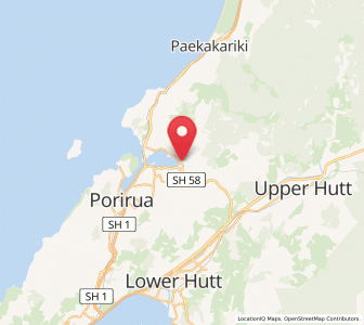 Map of Pauatahanui, Wellington