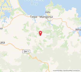 Map of Peria, Northland