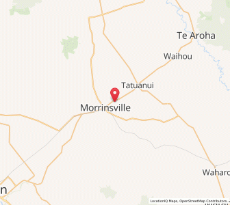 Map of Piako, Waikato
