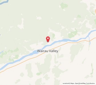 Map of Pine Valley, Marlborough