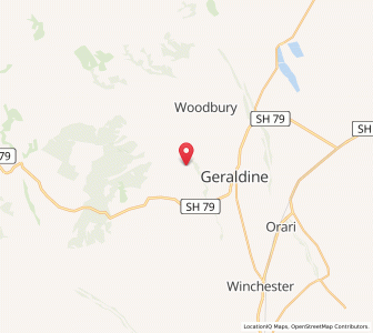 Map of Pleasant Valley, Canterbury