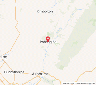 Map of Pohangina, Manawatu-Wanganui