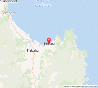 Map of Pohara, Tasman