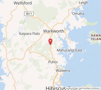 Map of Pohuehue, Auckland