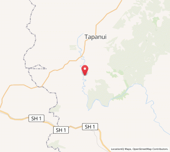 Map of Pomahaka, Otago