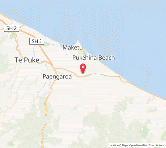 Map of Pongakawa, Bay of Plenty