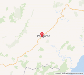Map of Pongaroa, Manawatu-Wanganui