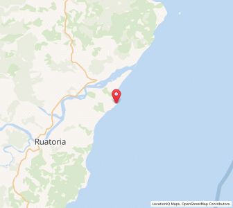 Map of Port Awanui, Gisborne