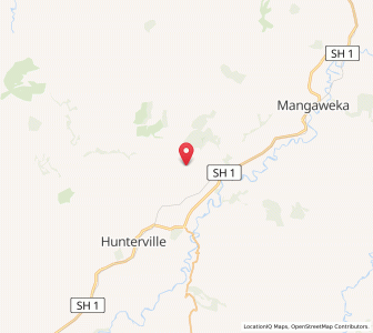Map of Poukiore, Manawatu-Wanganui
