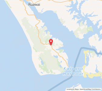 Map of Pouto, Northland
