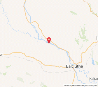 Map of Pukeawa, Otago