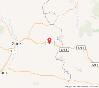 Map of Pukerau, Southland