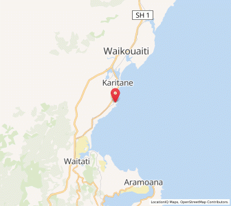 Map of Puketeraki, Otago