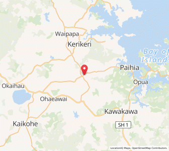 Map of Puketona, Northland