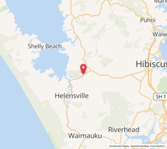 Map of Punganui, Auckland