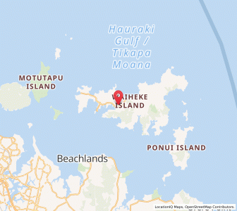 Map of Putiki, Auckland