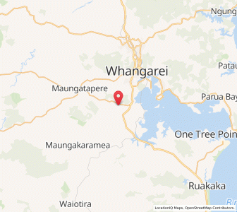 Map of Puwera, Northland
