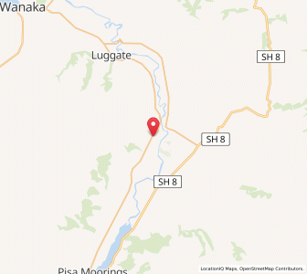 Map of Queensbury, Otago