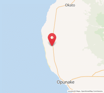 Map of Rahotu, Taranaki