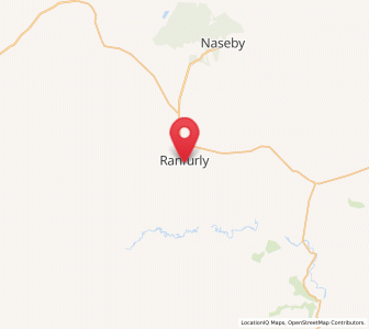 Map of Ranfurly, Otago