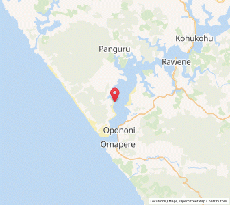 Map of Rangi Point, Northland
