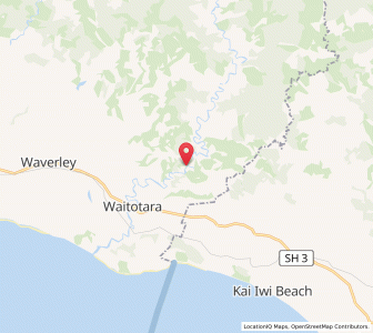 Map of Rangitatau, Taranaki