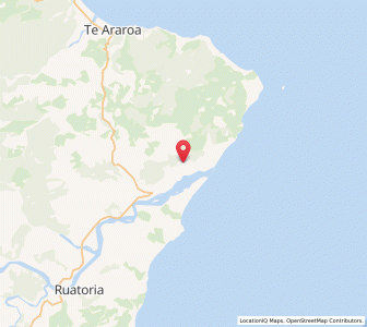 Map of Rangitukia, Gisborne