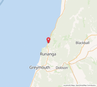 Map of Rapahoe, West Coast
