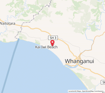 Map of Rapanui, Manawatu-Wanganui