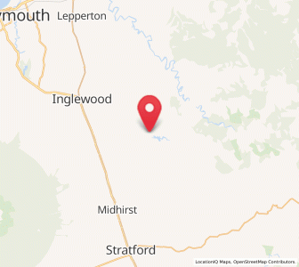 Map of Ratapiko, Taranaki