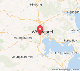 Map of Raumanga, Northland