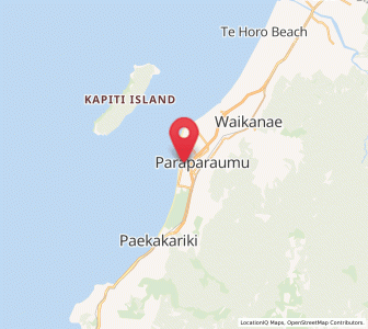 Map of Raumati Beach, Wellington