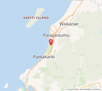 Map of Raumati South, Wellington