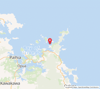 Map of Rawhiti, Northland