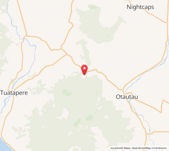 Map of Raymonds Gap, Southland