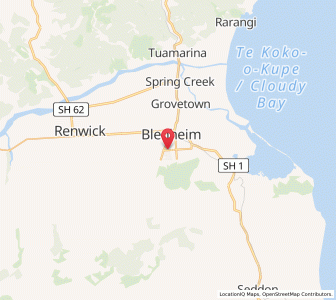 Map of Redwoodtown, Marlborough