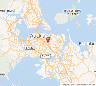 Map of Remuera, Auckland