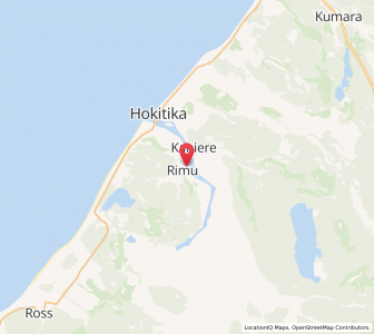 Map of Rimu, West Coast