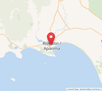 Map of Riverton, Southland