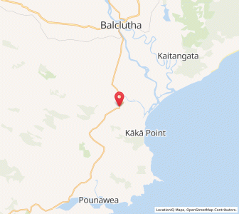 Map of Romahapa, Otago