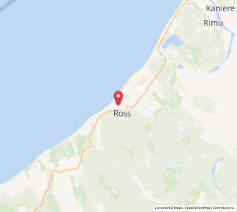Map of Ross, West Coast