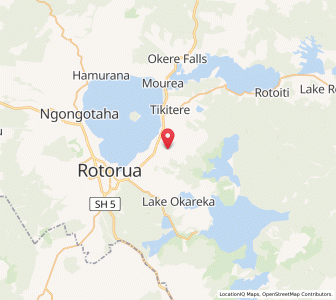Map of Rotokawa, Bay of Plenty