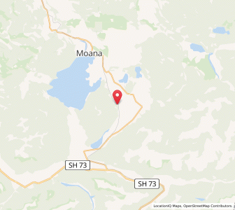 Map of Rotomanu, West Coast