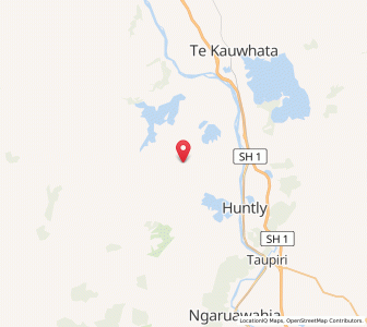 Map of Rotongaro, Waikato