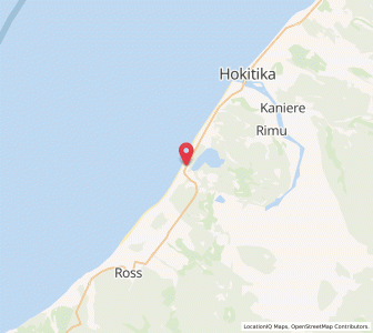Map of Ruatapu, West Coast